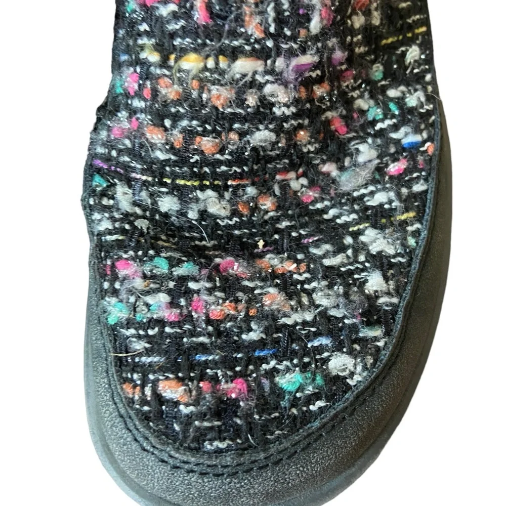 Hey Dude Girls Ankle Boots Black Rainbow 4.5 - Picture 7 of 9